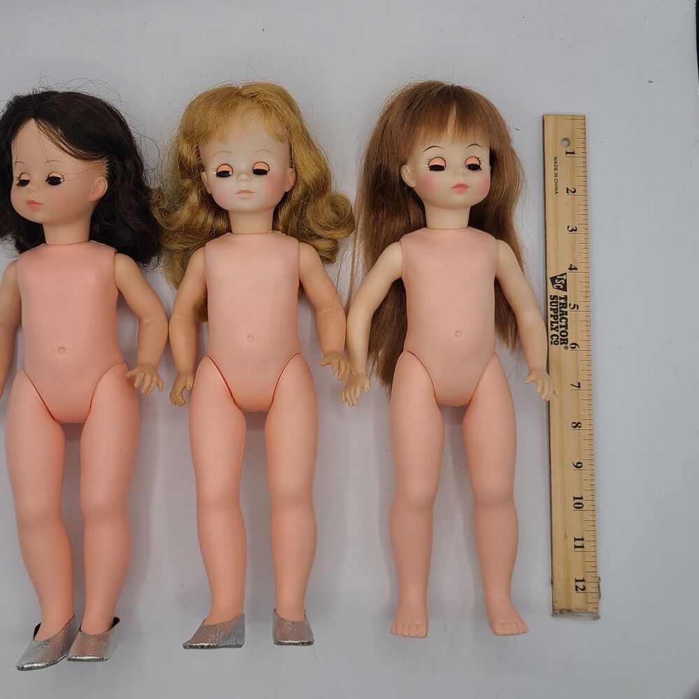 Madame Alexander Dolls With Clothes Shoes Snow White Cinderella Lot Of 3 13"